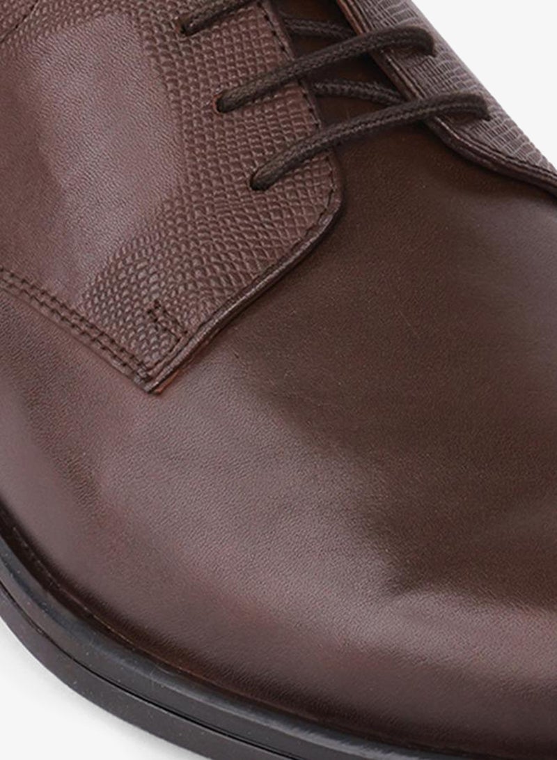 DUCHINI Men Lace-Up Derby Shoes - Image 4