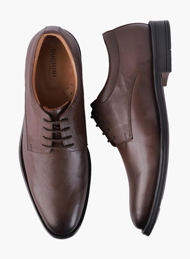 DUCHINI Men Lace-Up Derby Shoes - Image 1