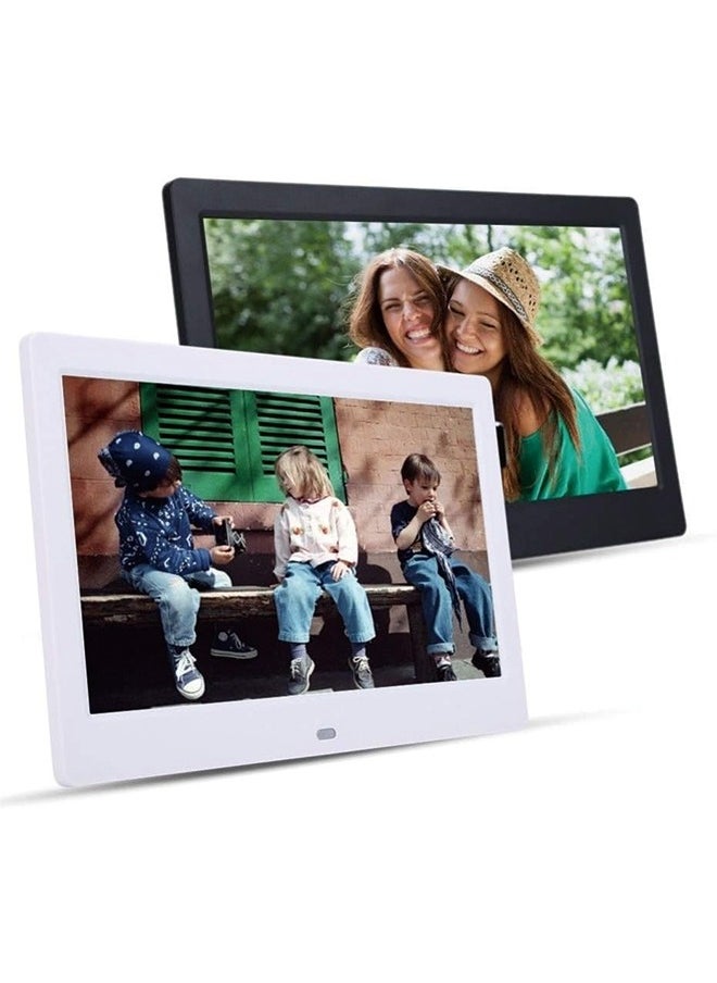 Generic Digital Picture Frames 10.1 inch Digital Photo Frame LED Backlight HD 1024*600 Electronic Album Picture Music Movie Good Gift for Friends Family Multiple Functions (Color : White)  - Image 5
