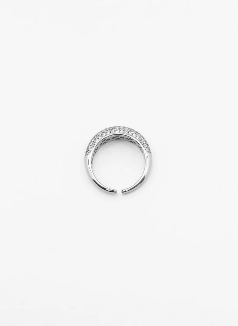 Lichi  Voluminous ring with small crystals for Women | Best Price UAE