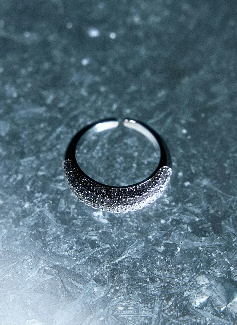 Lichi  Voluminous ring with small crystals for Women | Best Price UAE