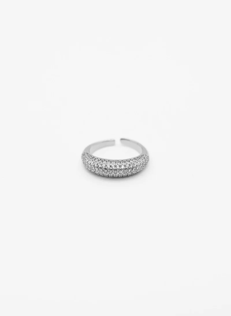 Lichi  Voluminous ring with small crystals for Women | Best Price UAE