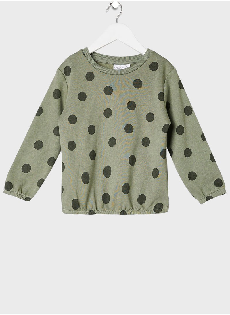 NAME IT - Infant Polka Dot Sweatshirt - Image 1