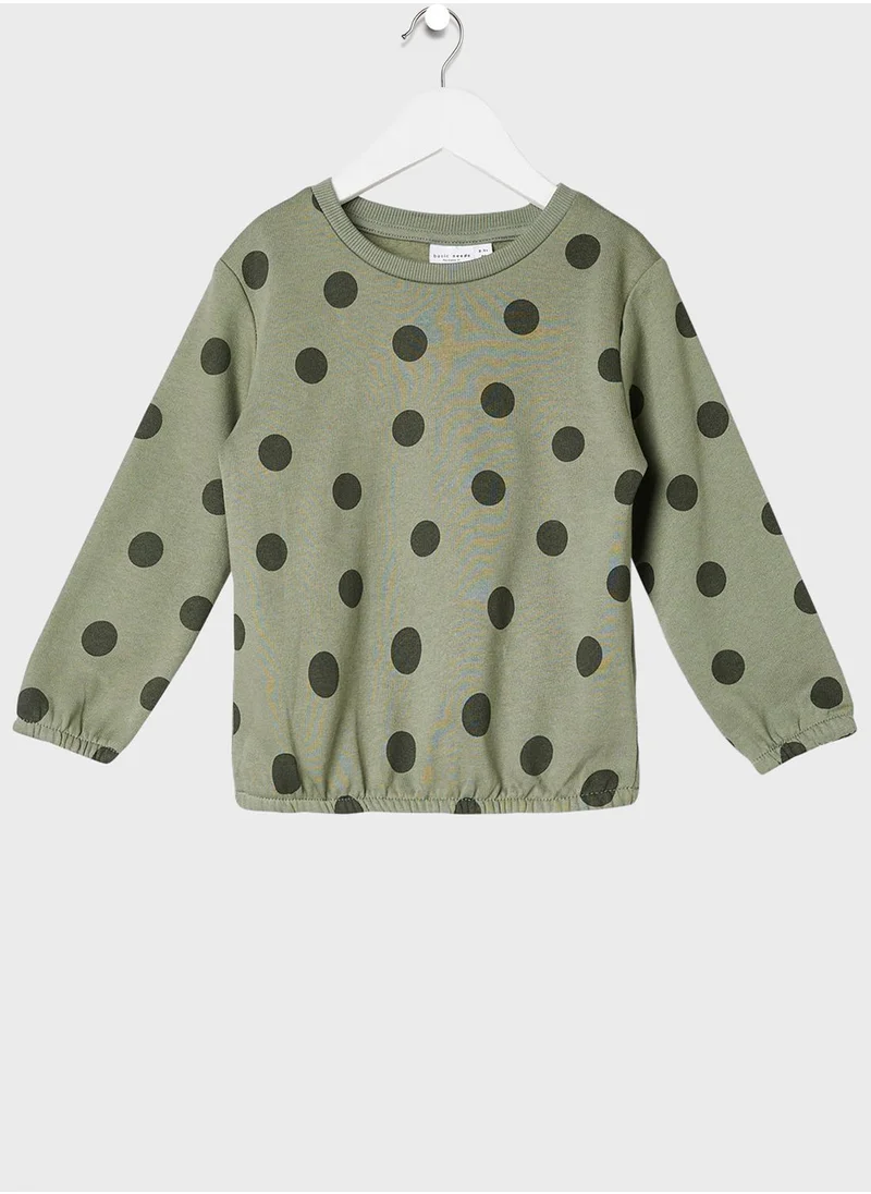 NAME IT Infant Polka Dot Sweatshirt