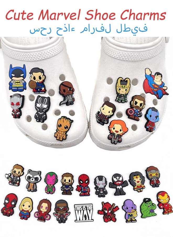30 قطعة من زينة أحذية كروكس سلسلة أبطال الرسوم المتحركة سبايدرمان زينة أحذية زينة أحذية كروكس للأطفال الأولاد والبنات الرجال والنساء هدايا الحفلات  ملابس يومية إكسسوارات أحذية هدية لطيفة - Image 1