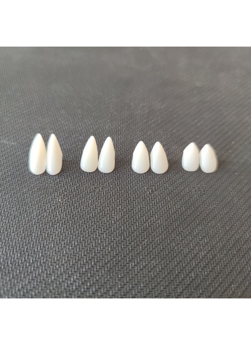 1 x 5 pcs  Vampire Fangs Costume Teeth Props Bag 1.7cm