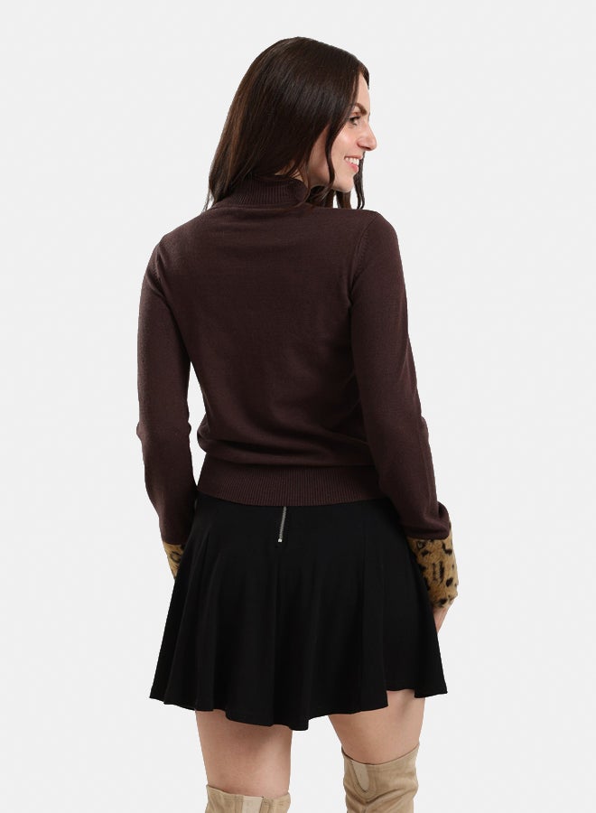 Clue Fur Cuffs Regular Pullover - Image 4