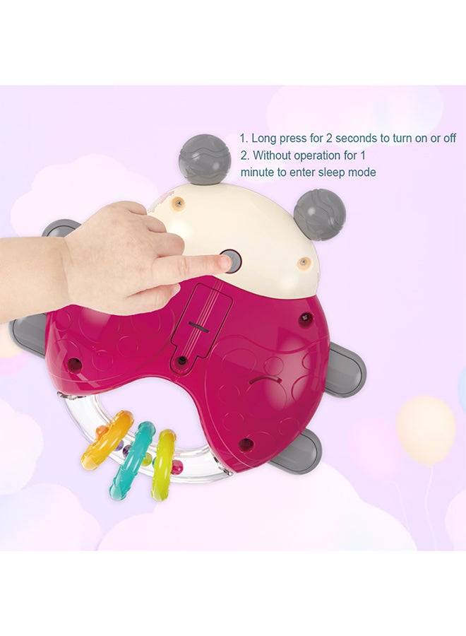 COGNIKIDS لعبة خنفساء موسيقية للأطفال - لعبة صوتية تفاعلية للرضع 3 أشهر فما فوق | أصوات وموسيقى ممتعة، لعبة حسية لتطوير المهارات الحركية الدقيقة | تصميم من السيليكون الناعم وABS | بطاريات متضمنة - Image 4