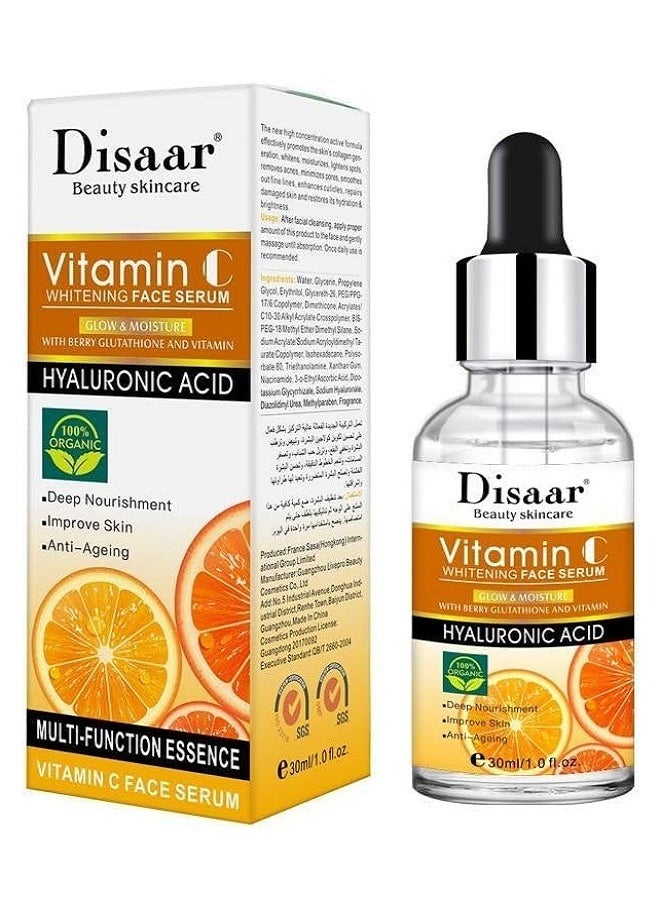 Disaar Vitamin C Hyaluronic Acid Face Serum 30ml  - Image 1