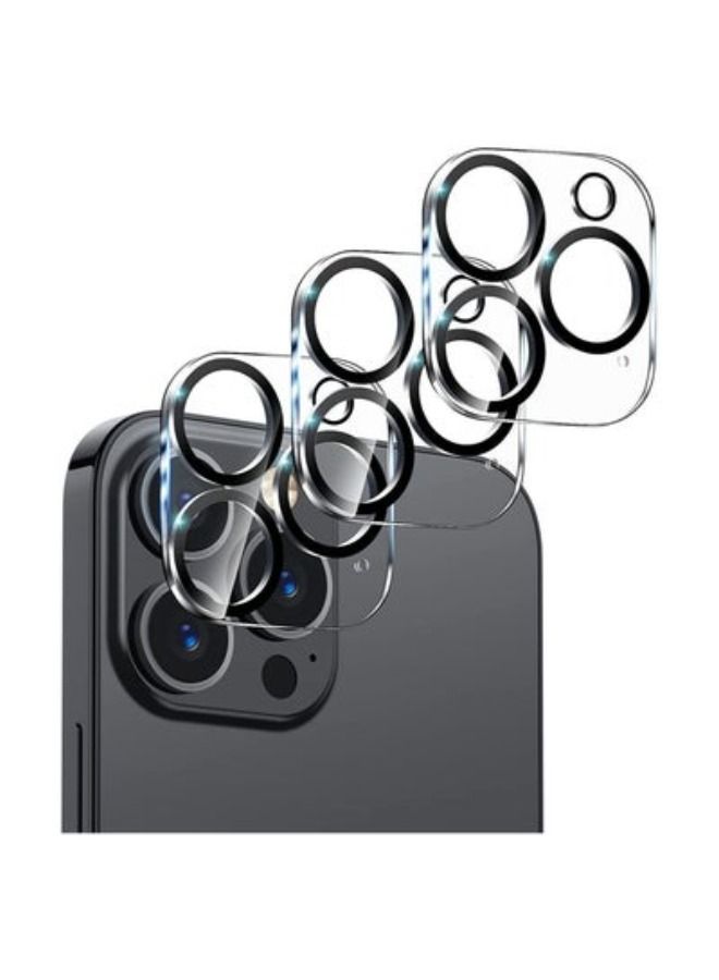 أكاليكس [[3 حزمة] الزجاج المقسى عدسة الكاميرا حامي متوافق ل فون 14 برو 6.1 بوصة و فون 14 بروماكس 6.7 بوصة 2022 ، حالة ودية / عالية الوضوح [لا تؤثر ليلة النار] - Image 1