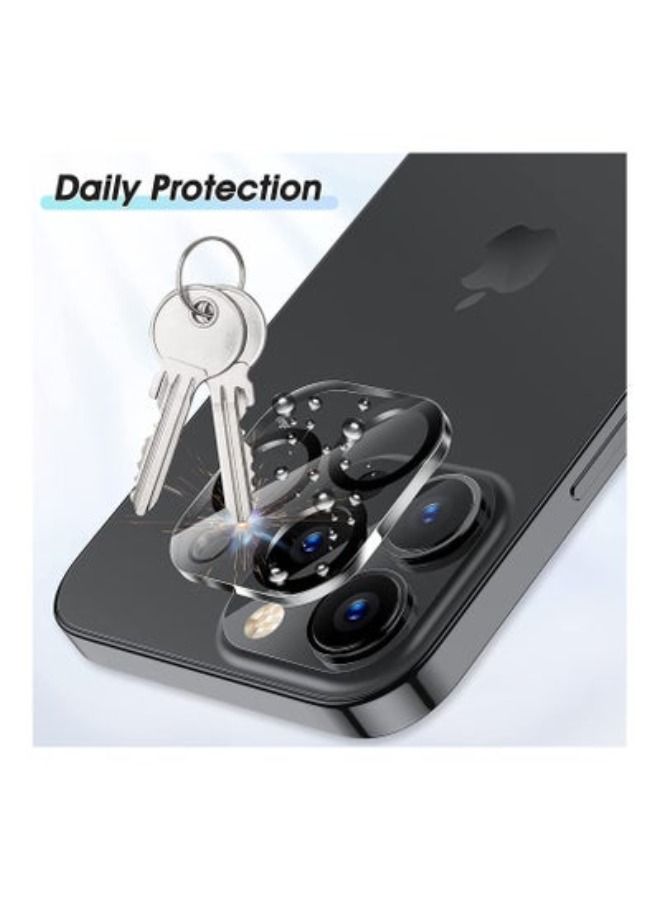 أكاليكس [[3 حزمة] الزجاج المقسى عدسة الكاميرا حامي متوافق ل فون 14 برو 6.1 بوصة و فون 14 بروماكس 6.7 بوصة 2022 ، حالة ودية / عالية الوضوح [لا تؤثر ليلة النار] - Image 4