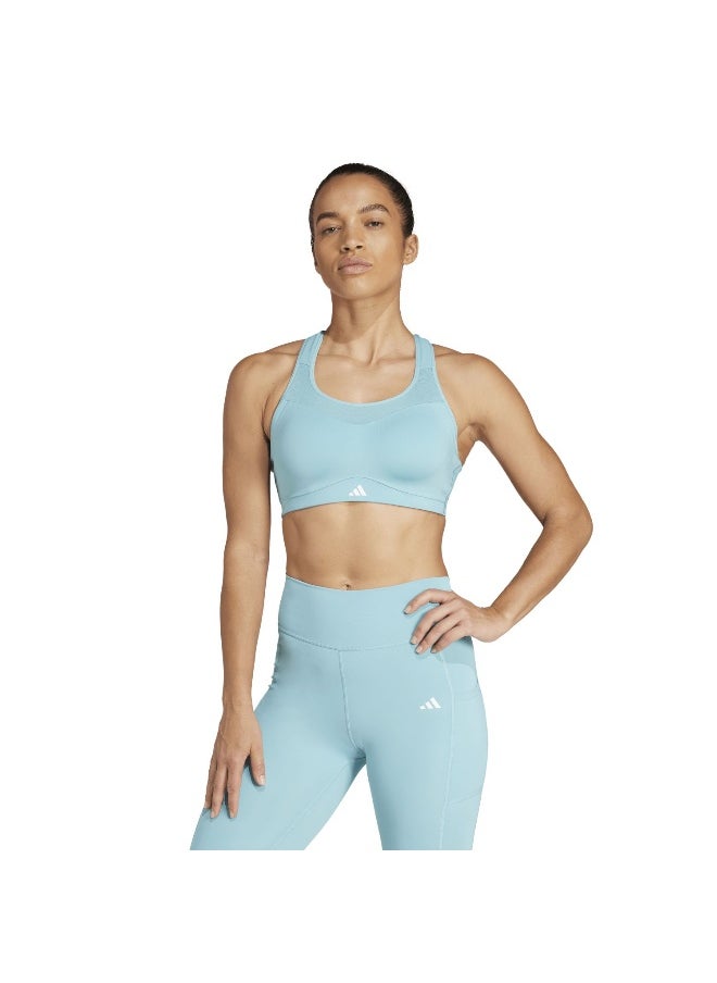 Adidas adidas Tlrdim Hs Bra Green Training Bra 2XSB  - Image 4