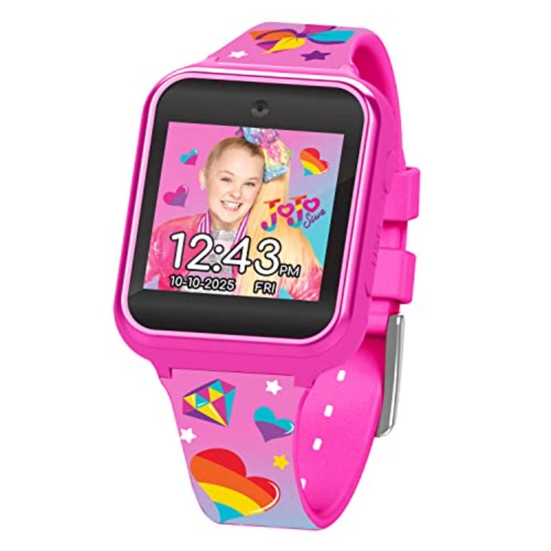 Accutime Nickelodeon JoJo Siwa Educational, Touchscreen Smart Watch Toy for Girls, Boys, Toddlers - Selfie Cam, Learning Games, Alarm, Calculator, Pedometer and More Model: JOJ4252AZ - Image 1