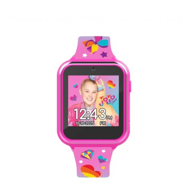 Accutime Nickelodeon JoJo Siwa Educational, Touchscreen Smart Watch Toy for Girls, Boys, Toddlers - Selfie Cam, Learning Games, Alarm, Calculator, Pedometer and More Model: JOJ4252AZ - Image 2