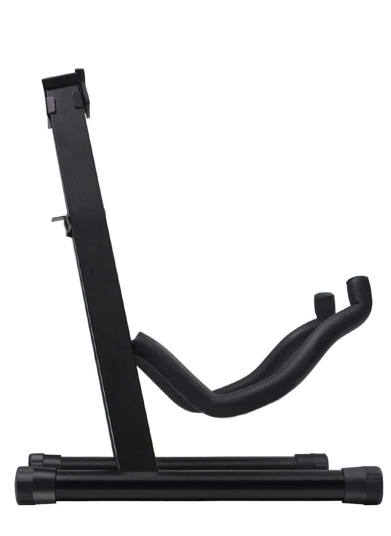 Mike Music Mike Music Guitar Stand,Portable A-frame Guitar Floor Stand for Acoustic Guitar,Classic Guitar,Electric Guitars,Bass,Ukulele  - Image 2