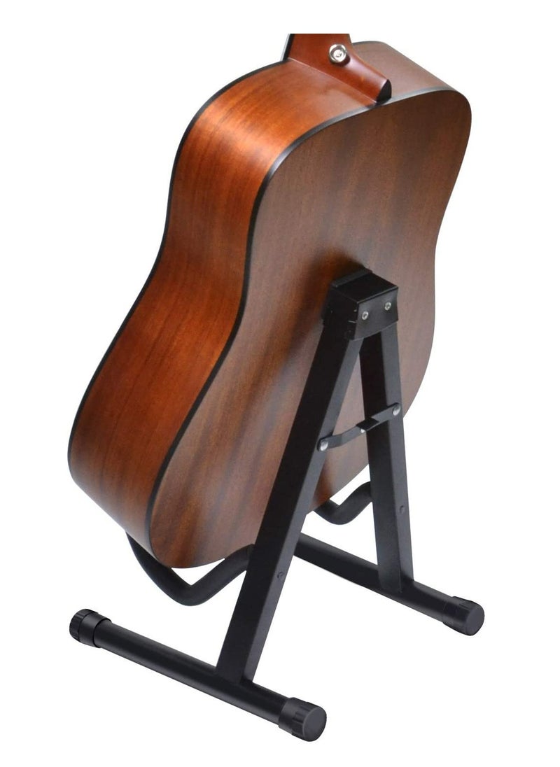 Mike Music Mike Music Guitar Stand,Portable A-frame Guitar Floor Stand for Acoustic Guitar,Classic Guitar,Electric Guitars,Bass,Ukulele  - Image 3