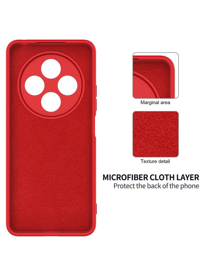S-TOP Case For Redmi 14R / Xiaomi Poco C75 Solid Color Liquid Silicone Dropproof Full Coverage Phone Case - Image 5