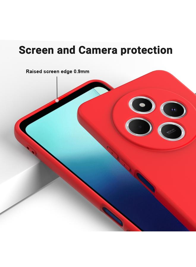 S-TOP Case For Redmi 14R / Xiaomi Poco C75 Solid Color Liquid Silicone Dropproof Full Coverage Phone Case - Image 3