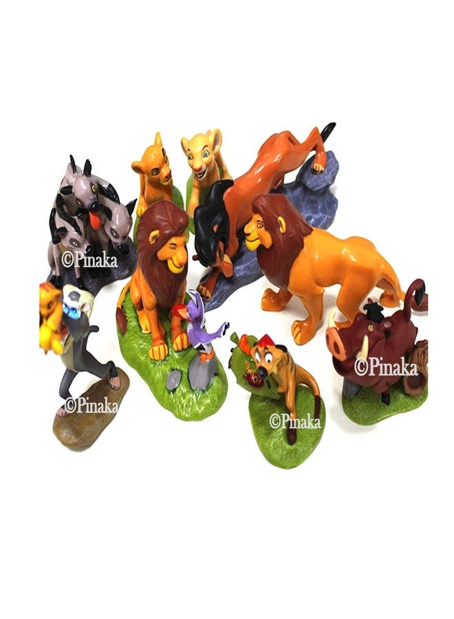 PINAKA The Lion King PVC Action Figures Set of 9 Pcs - Simba l Nala l Rafiki l Pumba l Zazu l Timon l Mufasa Figurine Collectibles - Image 3