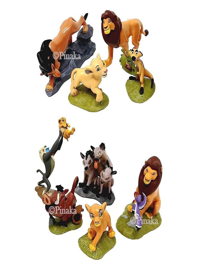 PINAKA The Lion King PVC Action Figures Set of 9 Pcs - Simba l Nala l Rafiki l Pumba l Zazu l Timon l Mufasa Figurine Collectibles - Image 2