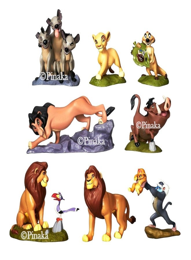 PINAKA The Lion King PVC Action Figures Set of 9 Pcs - Simba l Nala l Rafiki l Pumba l Zazu l Timon l Mufasa Figurine Collectibles - Image 4
