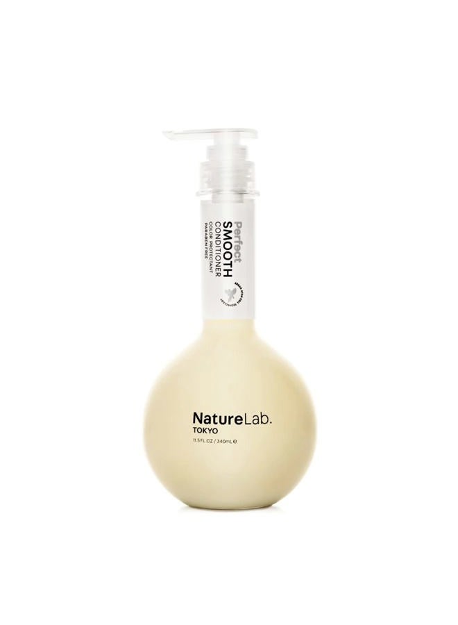 NatureLab. TOKYO Perfect Smooth Conditioner: Lightweight Moisturizing Conditioner for Smoother Frizz-Free Hair I 11.5 FL OZ / 340ml - Image 1