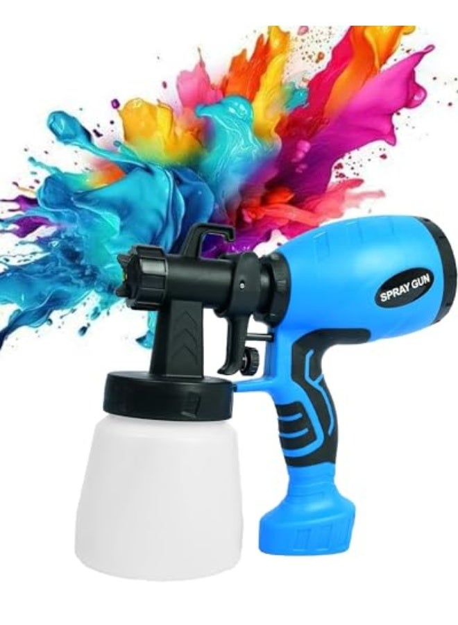 ALLESM Paint Sprayer 550w Electric Paint Spray Gun with 800ml Large Container HVLP Spray Paint Gun with 2.5mm Nozzle Caliber Plug-in Paint Sprayers for Home Interior - Image 1