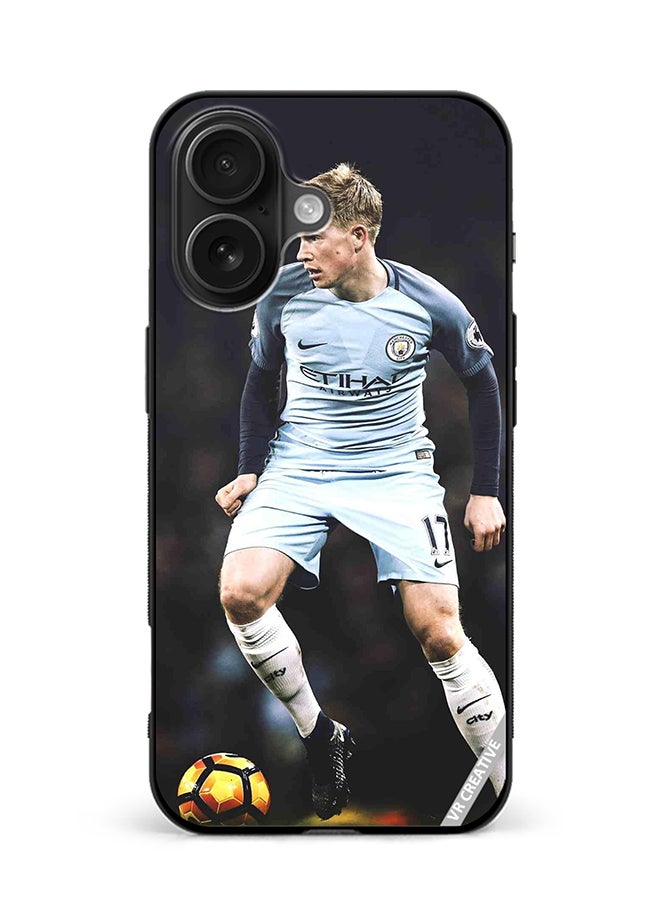 VR CREATIVE Protective Case Cover For Apple iPhone 16 Plus Kevin De Bruyne Design Multicolour