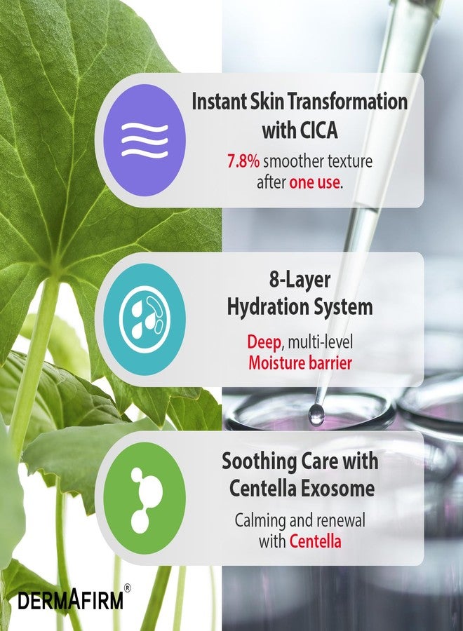 DERMAFIRM CICA AC Essence Toner 5.07 fl oz- Exfoliating with AHA BHA & Salicylic Acid, Centella Asiatica Soothing for Sensitive, Oily & Dry Skin, Korean Toner for Acne - Image 2