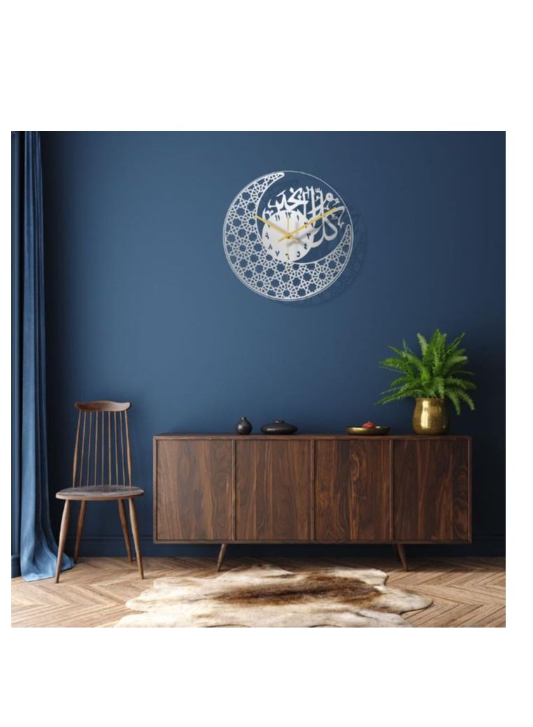 Y&D Acrylic Surah Al Ikhlas Wall Clock Islamic Calligraphy Gifts Eid Gift Ramadan Decor Luxury For Home - Image 3