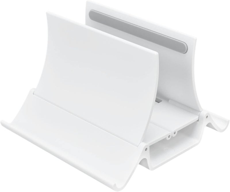 ABS Laptop Stand, Notebook Computer Stand with Automatic Adjustment, Multifunctional Phone Tablet Holder for Office Home Use, Lightweight Portable and Stable with Anti Slip Silicon (White) - Image 4