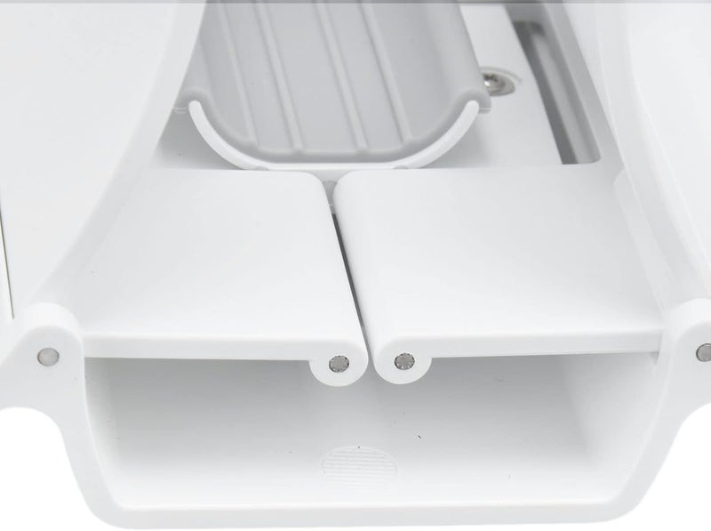 ABS Laptop Stand, Notebook Computer Stand with Automatic Adjustment, Multifunctional Phone Tablet Holder for Office Home Use, Lightweight Portable and Stable with Anti Slip Silicon (White) - Image 2