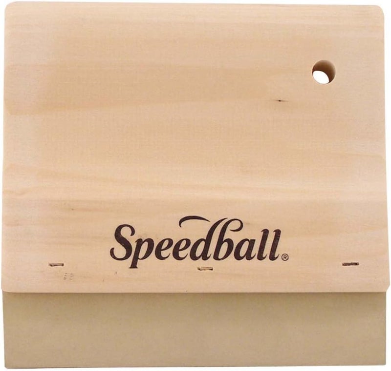 Speedball Neoprene Squeegee, 6-Inch, 65 Durometer for Silk Screen Printing Graphics on Paper, Cardboard, and Wood