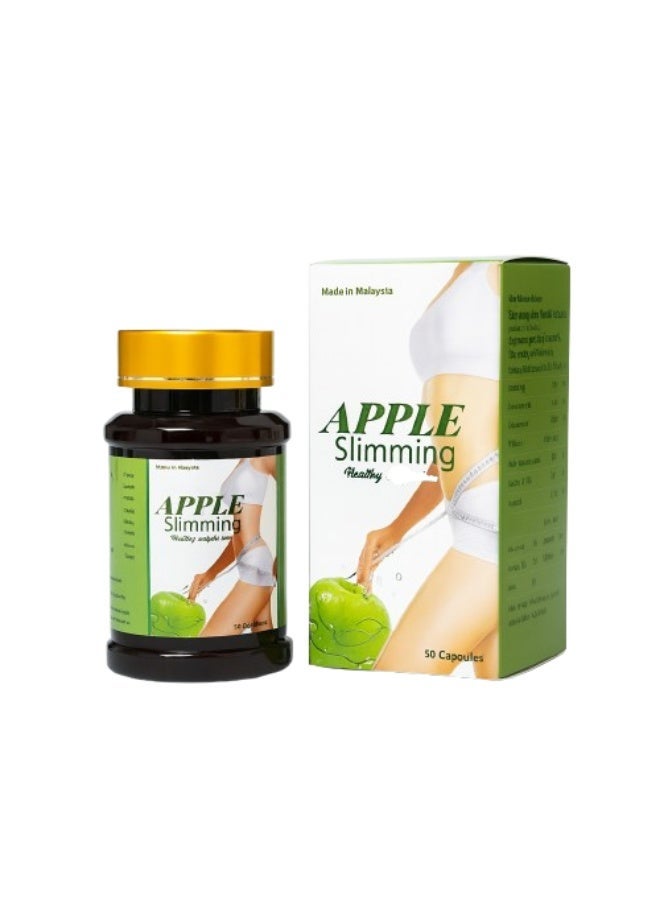 APPLE 50 Capsules Dietary Supplement Herbal Metabolism Formula for Adult Wellness Made in Malaysia - Image 2