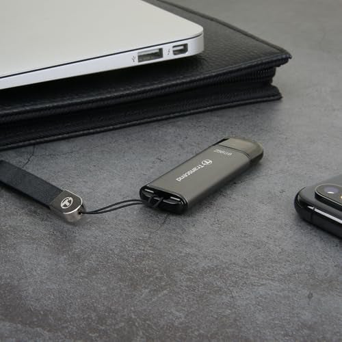 Transcend JetFlash 920 256GB USB 3.2 Gen 1 (USB 5Gbps) Flash Drive, High Performance & High Endurance Pen Drive, Read/Write - up to 420 MB/s & 400 MB/s, 5 Yrs. Warranty, Space Gray (TS256GJF920) - Image 3