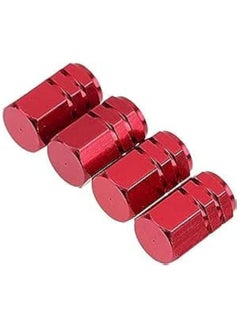 Oasisgalore 4 Pcs Car Tire Valve Stem Caps Air Caps Covers with Seal Ring for SUV, Motorbike, Trucks, Bike, Bicycle  - Image 1