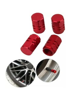 Oasisgalore 4 Pcs Car Tire Valve Stem Caps Air Caps Covers with Seal Ring for SUV, Motorbike, Trucks, Bike, Bicycle  - Image 2
