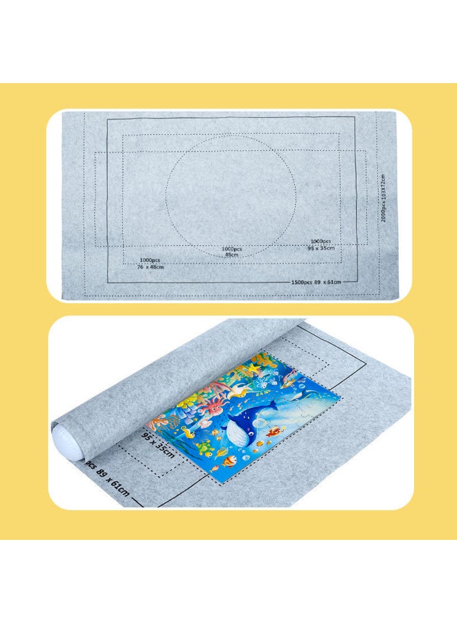 Puzzle Storage Roll Up Mat With Accessories - Image 4