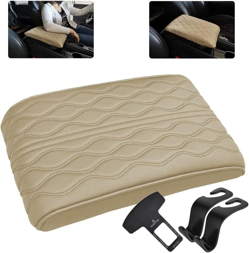 Armrest Cushion for Car - Leather Car Armrest Box Pad Car Armrest Pad,Waterproof Car Armrest Seat Box Fit for SUV/Truck/ - Image 5