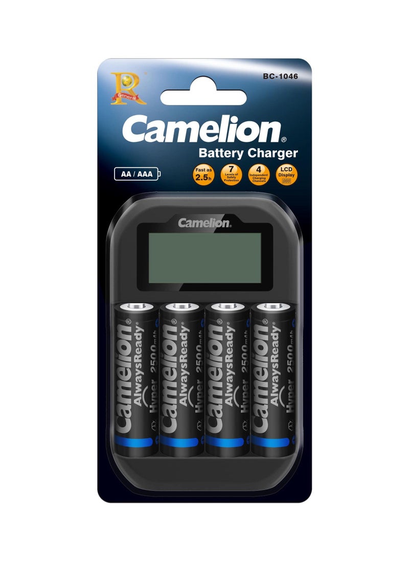 Camelion Camelion battery charger bc 1046 + aa 2500mah batteries  - Image 1