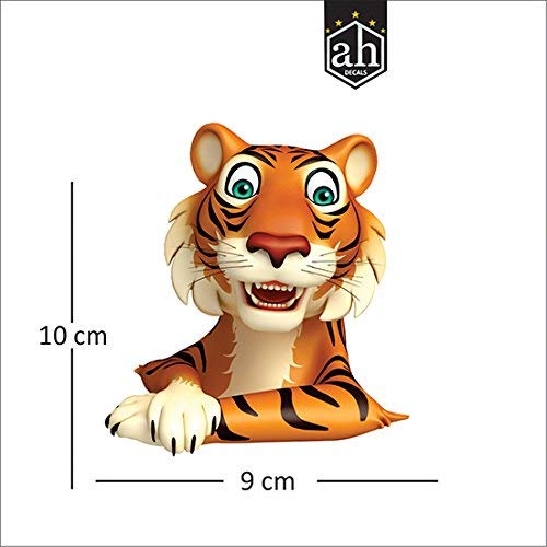 AH Decals Amazing Animal Cartoon 3D Wall Switch Board Stickers for Living Bed Kids Room | (Set of 5) - Image 2