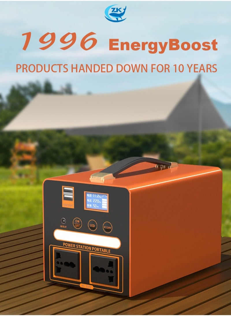 Nonebranded ZKon Portable Power Station 400W 360Wh 220V Solar Generator Electric Power Plant UPS Lifepo4 Pure Sine Wave For Home Camping  - Image 2
