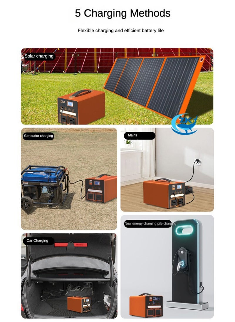 Nonebranded ZKon Portable Power Station 400W 360Wh 220V Solar Generator Electric Power Plant UPS Lifepo4 Pure Sine Wave For Home Camping  - Image 4