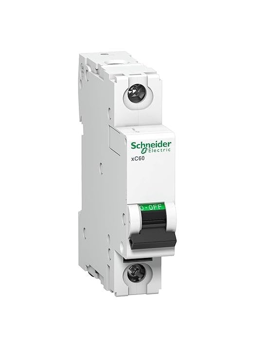 LEONN Schneider MCB 63A SP CCurve ACTI9 10kA Miniature Circuit Breaker C Curve Multicolour ACTI9 C CURVE A9N1P63C 