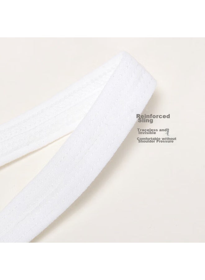 Red Bean Hongdou Girls' Bra, First Stage Development Period, Camisole Underwear, Anti-nipple Show Bra, X3006, Off-white, 170 - Image 3
