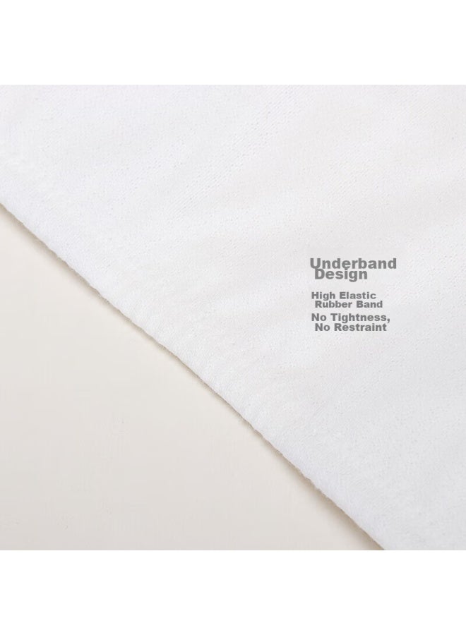Red Bean Hongdou Girls' Bra, First Stage Development Period, Camisole Underwear, Anti-nipple Show Bra, X3006, Off-white, 170 - Image 5