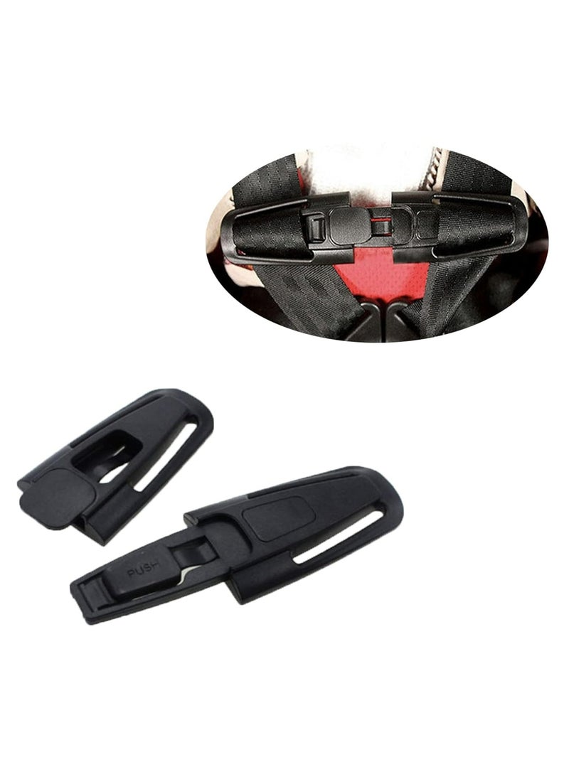 Oasisgalore 2 Pack Car Seat Chest Harness Clip Safety Belt Clip Buckle Lock Stroller Chest Clip for Baby and Kids Trend，Adjustable Guard  - Image 4
