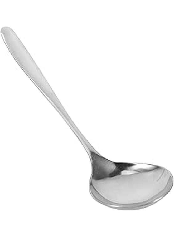304 Stainless Steel Soup Ladle Long Handle Asian Serving Spoon for Cooking Noodles Ramen - Image 1