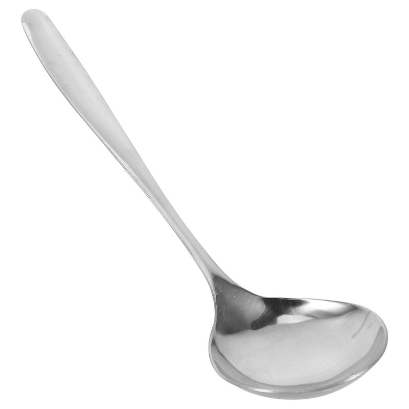304 Stainless Steel Soup Ladle Long Handle Asian Serving Spoon for Cooking Noodles Ramen - Image 2