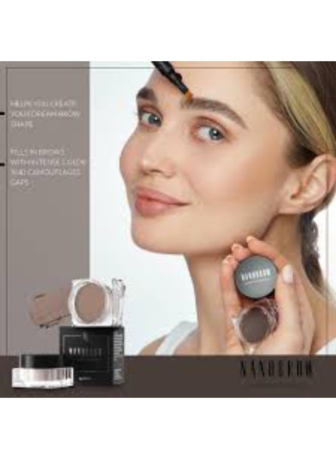 Nanobrow Eyebrow Pomade Color Light Brown 6g - Image 3